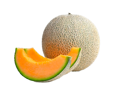 Cantaloupe Melon Fresh Organic Cut